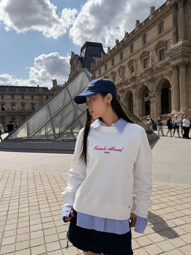 Sweatshirt French Abroad — Cropped