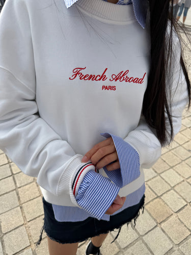Sweatshirt French Abroad — Cropped