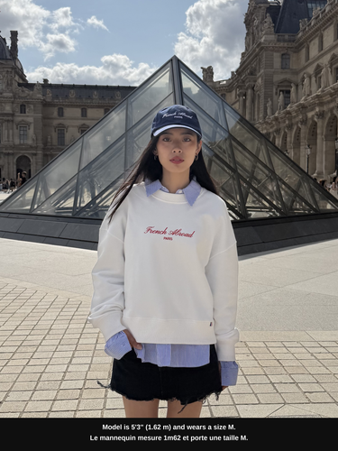 Sweatshirt French Abroad — Cropped