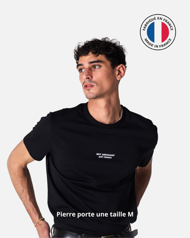 T-shirt Unisexe Not arrogant just french