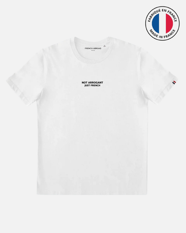 T-shirt Unisexe Not arrogant just french