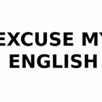 T-shirt Excuse my english
